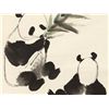 Image 3 : Wu Zuoren, Pandas in a Bamboo Grove, Scroll Painting, 1959