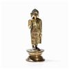 Image 8 : Gilt Bronze Figure of Buddha with Abhaya Mudra, 18th C.