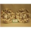Image 1 : Pair of Cobridge floral patterned plates, 8" diameter, circa 1850…