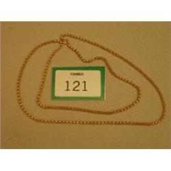 Victorian yellow 18ct gold yard chain…