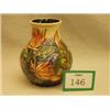 Image 1 : Moorcroft vase decorated with flowers, 6.5" high…