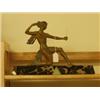Image 1 : Art Deco bronze figure of Diana the huntress on marble base, 10" high…