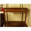 Image 1 : Georgian oak single drawer side table on tapering legs…