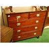 Image 1 : Victorian mahogany five drawer chest of drawers in very good condition…