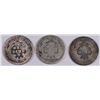 Image 2 : (3) SEATED DIMES (75-CC, 76-CC, 77-CC)