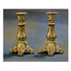 Image 1 : A pair of 19th Century Desvres candlesticks 10" £100-150...
