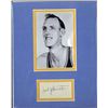 Image 1 : Neil Johnson Signed Index Card Matted with a Photograph
