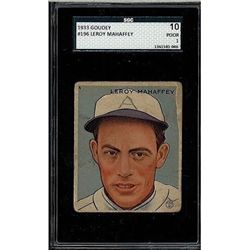 1933 Goudey LeRoy Mahaffey #196 SGC 1 (10 Poor)