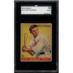 1933 Goudey #116 Eddie Morgan SGC 2 (30 Good)