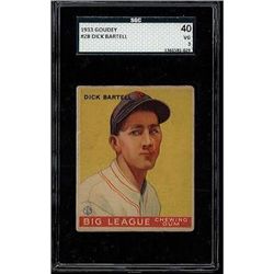 1933 Goudey #28 Dick Bartell SGC 3 (40 Very Good)