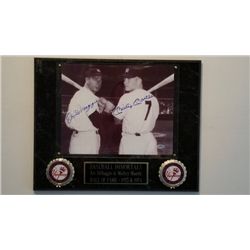 Joe DiMaggio and Mickey Mantle Signed Photograph