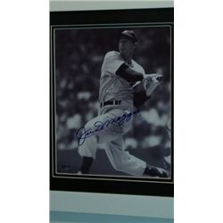 Joe DiMaggio Signed Photograph Matted and Certified by