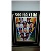 Image 2 : Matted 500 Home Run Club Print Signed by Mantle, Mays,