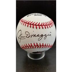 Joe DiMaggio Signed Joe DiMaggio Portrait Ball