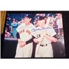 Image 1 : Ted Williams and Mickey Mantle Signed 14 x 11"