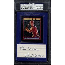 2013 HA Originals, 1933 Goudey #162 Billy Werber 4/25