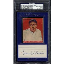 2013 HA Originals, 1933 Goudey #9 Dave Harris 6/9