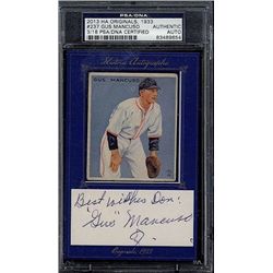2013 HA Originals, 1933 Goudey #237 Gus Mancuso 3/18