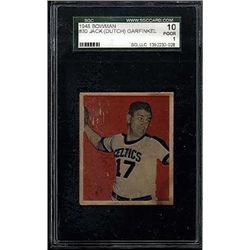 1948 Bowman #30 Jack (Dutch) Garfinkel SGC 1 (10 Poor)