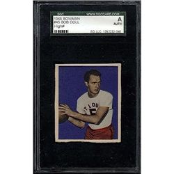1948 Bowman #45 Bob Doll High Number Card SGC A