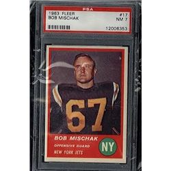 1963 Fleer #17 Bob Mischak PSA 7