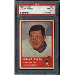 1963 Fleer #65 Dalva Allen PSA 9 (OC)