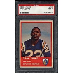 1963 Fleer #69 Paul Lowe PSA 7