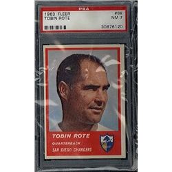 1963 Fleer #68 Tobin Rote Card PSA 7