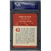 Image 2 : 1963 Fleer #43 Don Floyd Card PSA 7