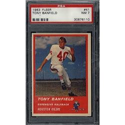 1963 Fleer #41 Tony Banfield Card  PSA Grade 7