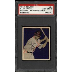 1949 Bowman Stan Musial PSA/DNA Certified #24 Card