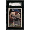Image 1 : 1957 Topps #55 Ernie Banks Card SGC 5 (60 Excellent)