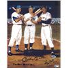 Image 1 : Mickey Mantle, Duke Snider and Willie Mays Signed Ron