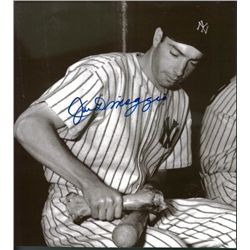 Joe DiMaggio Signed 8 x 9" Photograph Certified by The