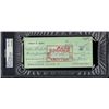 Image 1 : Lefty Grove Signed Punched Bank Check Certified by