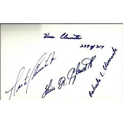 Roberto Clemente Copy of 1st Contract, Candid