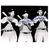 Image 1 : Joe DiMaggio, Ted Williams and Mickey Mantle Signed 8 x