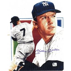 Mickey Mantle Signed 8 x 10 Photograph Certified by
