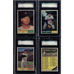 Lot of 4 SGC 1961 Topps King, Checklist Black, Delock