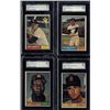 Image 1 : Lot of 4 SGC 1961 Topps Alou, Roselli, Stevens,