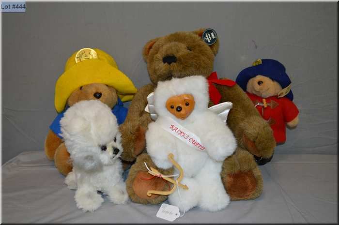 teddy bear with wooden face