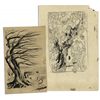 Image 1 : Ray Bradbury Personally Owned Joseph Mugnaini Sketches for ''The Wind'' & ''And The Rock Cried Out''