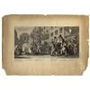 Image 1 : Ray Bradbury Personally Owned Vintage Poster Depicting an Original Etching of a British Riot Circa 1