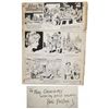 Image 1 : Hal Foster ''Prince Valiant'' Sunday Strip -- Twice-Signed and Inscribed to Ray Bradbury -- From the