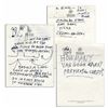 Image 1 : Ray Bradbury Handwritten Notes & Doodles -- Bradbury Recommends Restaurants in Paris