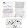 Image 1 : Ray Bradbury Signed Contract Pertaining to Publishing Rights For His Magnum Opus ''Fahrenheit 451''