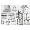 Image 1 : Ray Bradbury's Silverware -- 85 Pieces of International Sterling Flatware in Royal Danish Pattern --