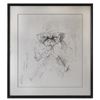 Image 1 : Ray Bradbury Owned Charcoal Sketch of His Character Munigant From ''The October Country'' -- Framed 