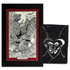 Image 1 : Ray Bradbury Owned Elaborate Ink Drawing Inspired by Bradbury's ''A Sound of Thunder'' -- Measures 2