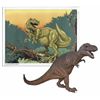 Image 1 : Ray Bradbury Owned Print Inspired by ''A Sound of Thunder'' & Dinosaur Figure -- Art Framed to 14.25